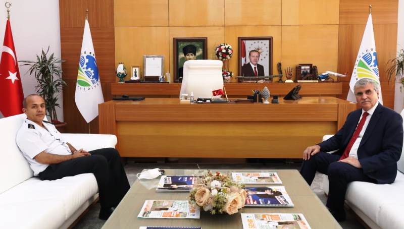 Ekrem Yüce yeni İl Jandarma Komutanı Albay Aydın Kutlu’yu ağırladı