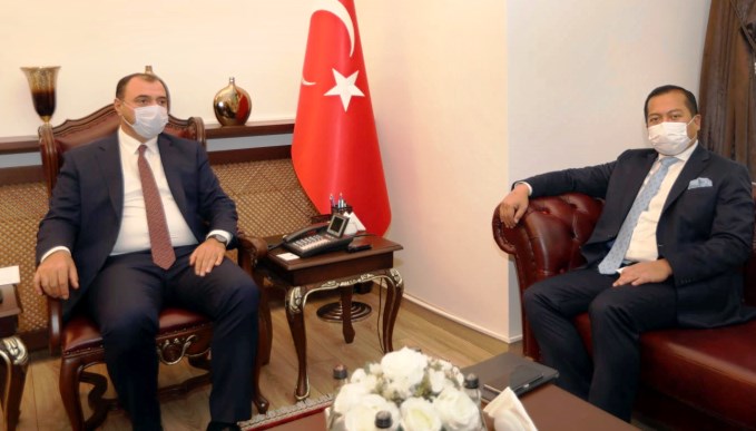 Endonezya Büyükelçisinden Vali Çetin Oktay Kaldırım’a Ziyaret