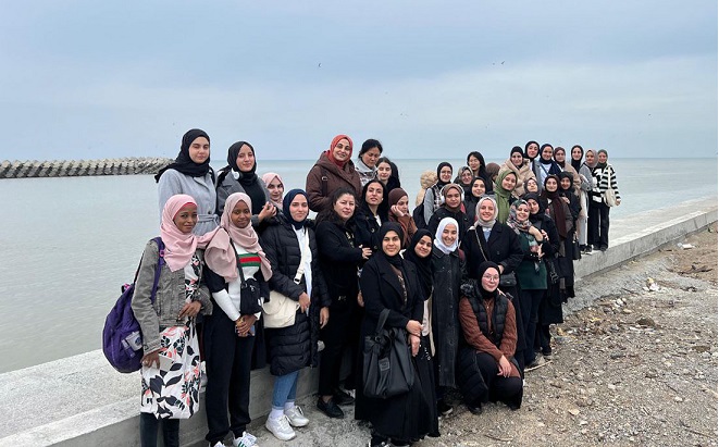 Üniversiteli gençler şehrin güzelliklerini keşfediyor