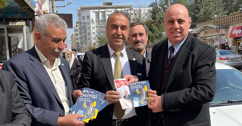 İYİ PARTİ MARDİN BÜYÜKŞEHİR BELEDİYE BAŞKAN ADAYI SÜLEYMAN AKAR SAHADA HER YERDE