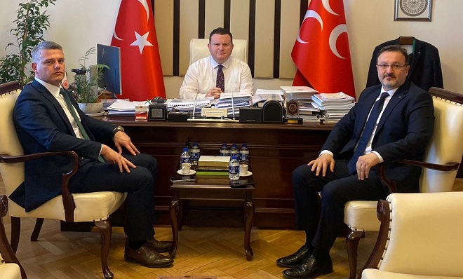 İnşaat Mühendisleri Odası Sakarya Şube Başkanı Semih Uçar ve Yönetim Kurulu  TBMM ne giderek Sakarya milletvekilleri ile 31 Mart 2024 seçimleri öncesi yüz yüze görüştüler.