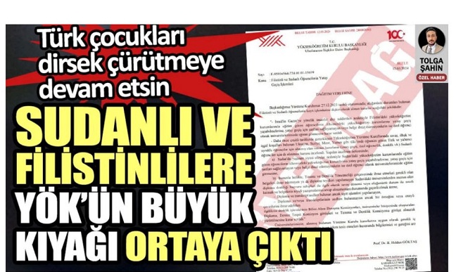 Sudanlı ve Filistinli öğrenciler belge ibraz etmeden Türk üniversitelerine nakil yaptırabilecekler