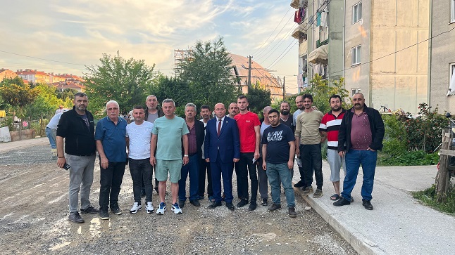 Ferizli İlçesi Devlet Mahallesi 216. Sokak Yoluna Beton Atıldı