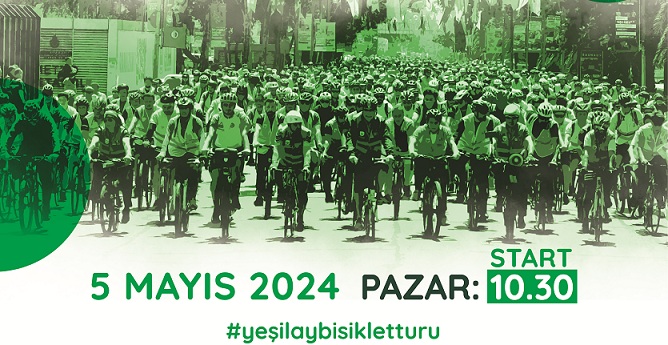 11. YEŞİLAY BİSİKLET TURU 5 MAYIS PAZAR GÜNÜ DÜZENLENİYOR