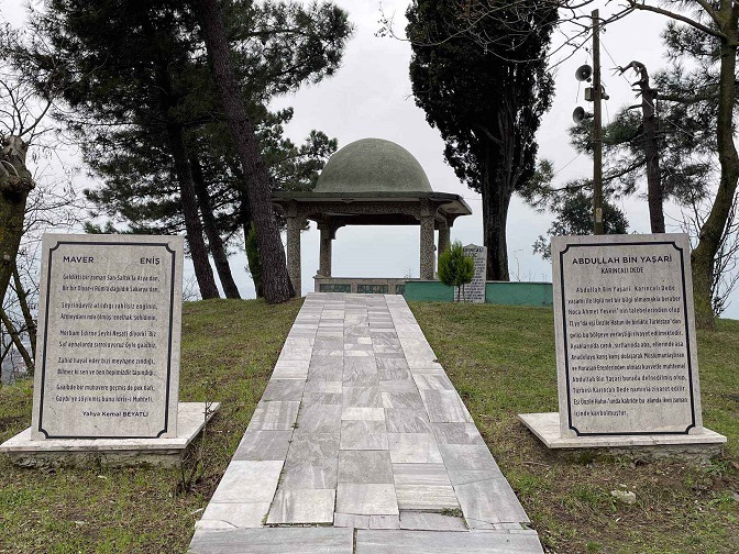 Karıncalı Dede Türbesi yolu onarılıyor