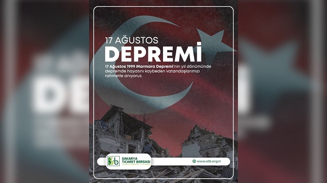 Sakarya Ticaret Borsası Yönetim Kurulu Başkanı Mustafa Genç Unutmadık, unutmayacağız