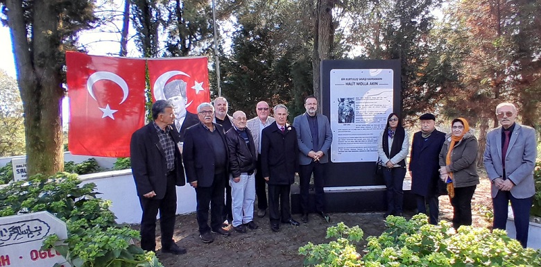 Kurtuluş Savaşı Kahramanı  Halit Molla  mezarı başında anıldı