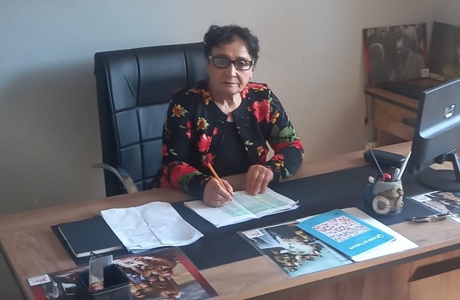 Senem YILDIRIM, 25 Kasım Kadına Şiddetle Mücadele Günü dolayısıyla basın açıklaması yaptı.