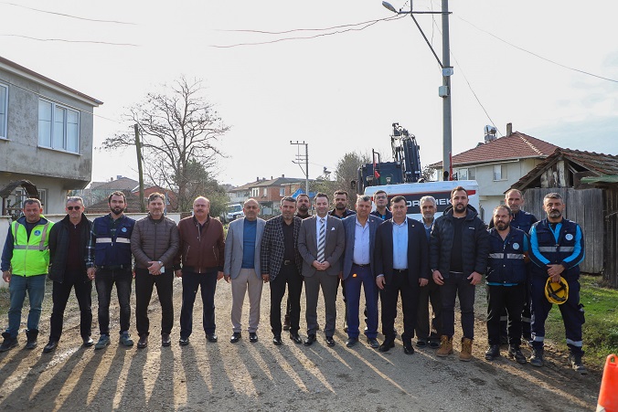 Bakırlı Mahallesi’nin 2 bin 500  metrelik içme suyu hattı yenileniyor