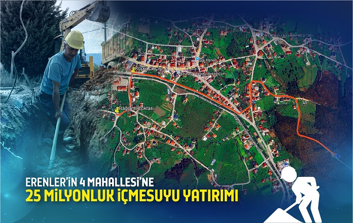 Erenler’in 4 mahallesine 25 milyonluk altyapı yatırımı