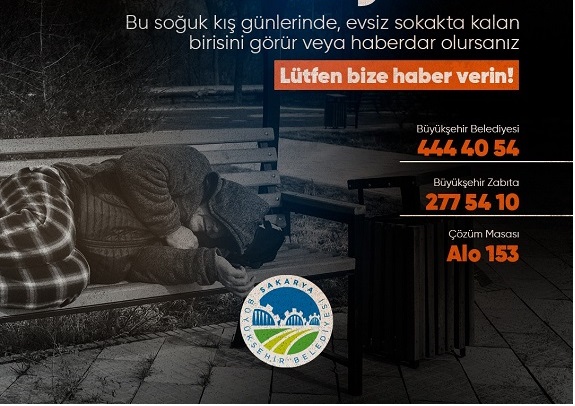 Büyükşehir tüm vatandaşlara çağrı yaptı: “Sokakta kimse kalmasın…”