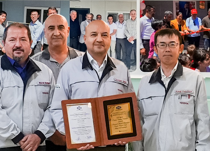 Toyota Otomotiv Sanayi Türkiye “Deprem Destekleri” projesi ile Otomotiv Sanayii Derneği Kurumsal Soysal Sorumluluk ödülünü aldı