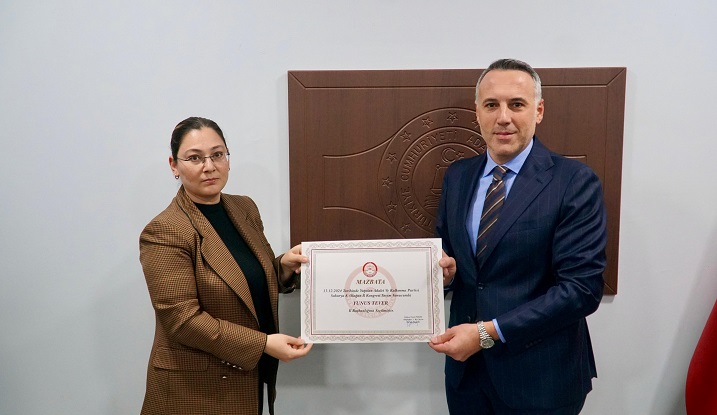 Tever ve Yönetimi Mazbatasını Aldı