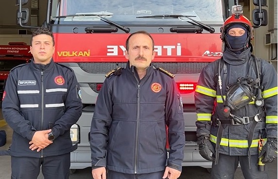 Büyükşehir’in itfaiye erlerinden dikkat çeken video