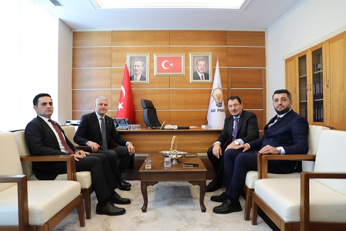 SATSO’dan AK Parti Genel Başkan Yardımcısı Sakaryalı Ali İhsan Yavuz’a Hayırlı Olsun Ziyareti