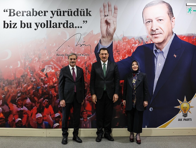 Başkan Yusuf Alemdar,  AK Parti Genel Merkezi’nde önemli temaslarda bulundu