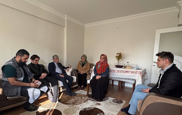 Büyükşehir vatan kahramanı merhum gazinin ailesini unutmadı
