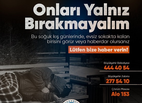 Büyükşehir’den soğuk havalar için önemli çağrı: “Sokakta kimse kalmasın”
