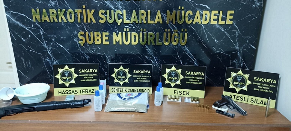 Sakarya İl Emniyet Müdürlüğü Uyuşturucu madde ticareti ve kullanımının engellenmesine yönelik operasyon