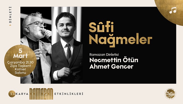 Sakarya’da Ramazan takvimi iki güzel etkinlikle devam edecek: Bir seminer bir dinleti