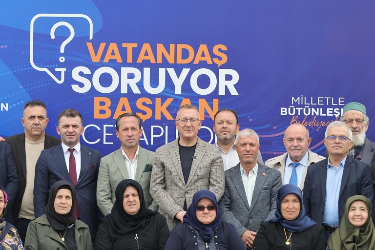 Adapazarı Belediye Başkanı Mutlu Işıksu, AK Parti Adapazarı İlçe Başkanı Samet Çağlayan ile birlikte Karadere Mahallesi’nde vatandaşlarla buluştu