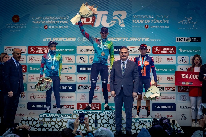 60.Cumhurbaşkanlığı Türkiye Bisiklet Tur’unda Dördüncü Gün