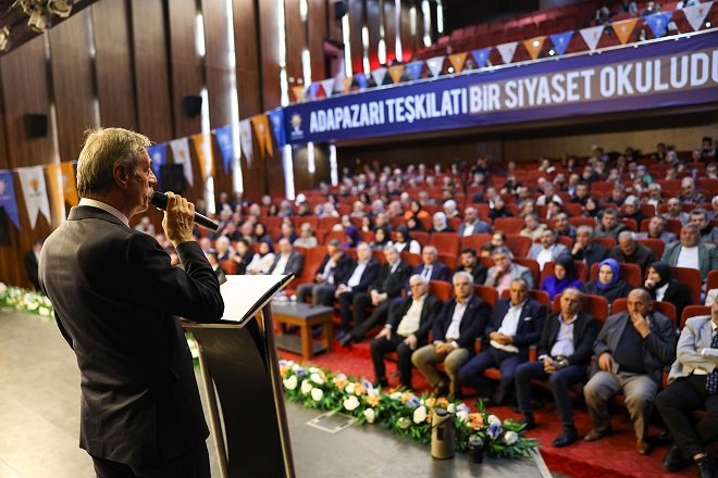 Başkan ALEMDAR, AK Parti Adapazarı 66. İlçe Danışma Meclisi’nde konuştu
