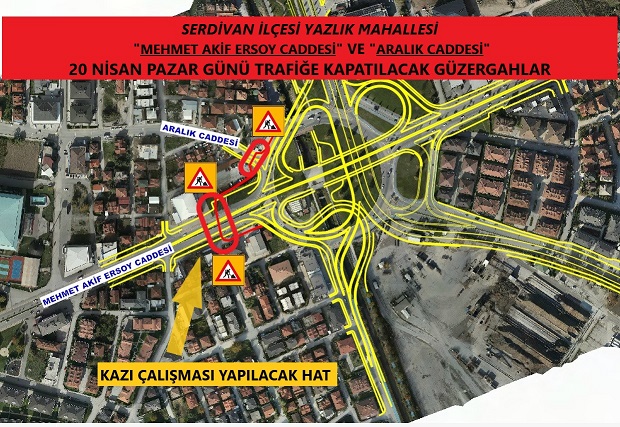 Büyükşehir o güzergâhı kullanacakları uyardı