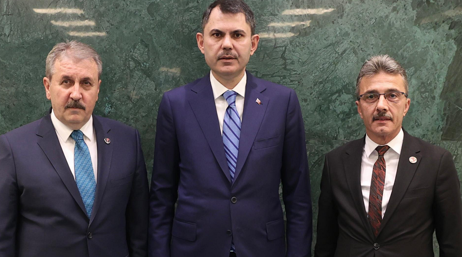 BAŞKAN ŞENOL DİNÇ BAKAN MURAT KURUM’U ZİYARET ETTİ