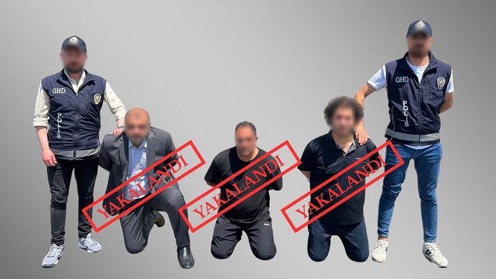 Kırmızı Bülten(13 kişi)  Mavi Bülten(1 kişi) ve  Difüzyon Mesajı (9 kişi)  yakalandı