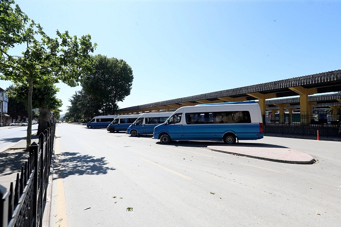 Gar Meydanı’ndaki minibüs ve dolmuşların yeni yeri belli oldu