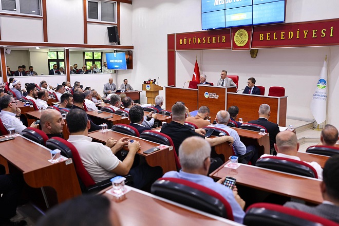 Büyükşehir Meclisi, Temmuz Ayı Olağan Meclis Toplantısı’nda 73 gündem maddesini karara bağladı