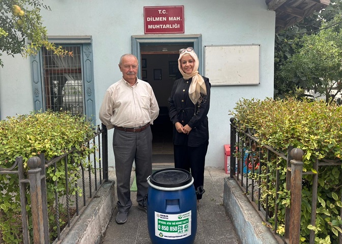 ERENLER’DE ATIK YAĞLAR ÇÖPE GİTMEYECEK