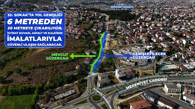 Serdivan’ın trafik yükünü hafifletecek hamle