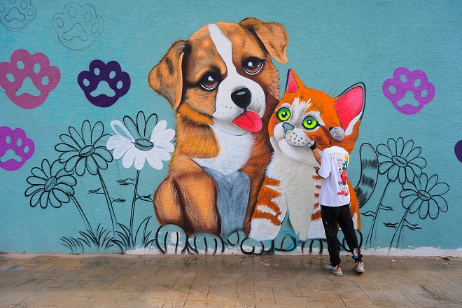 Doğal Yaşam Kampüsü’ne anlam katan grafiti sanatı