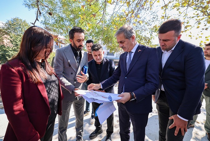 Başkan Yusuf Alemdar adım adım gezdiği Söğütlü’ye müjdeyi verdi