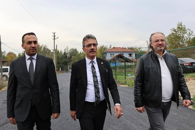 ERENLER BELEDİYESİ HASANBEY’DE O YOLU YENİLEDİ