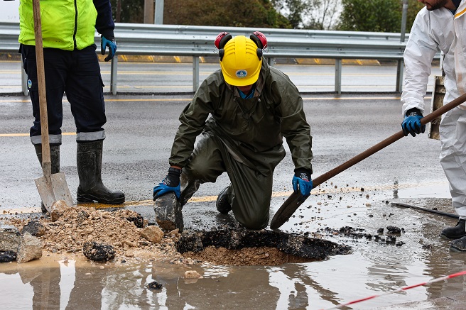 SASKİ’den yoğun yağışa hızlı müdahale