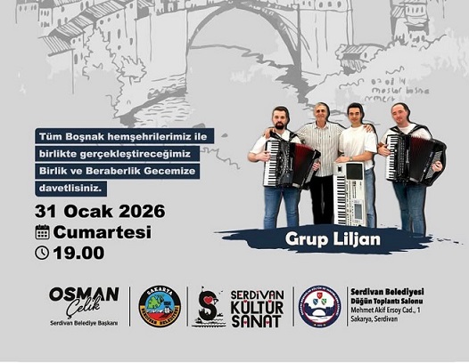 Sakarya Boşnaklar Derneğinden Serdivan’da Birlik ve Beraberlik Gecesi