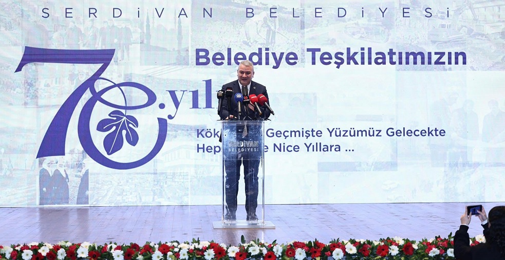 Serdivan Belediyesi 70. yılını kutladı