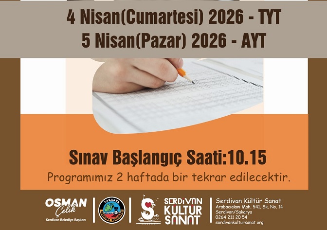 Serdivan Deneme Kulübü ile TYT-AYT Maratonu Başlıyor