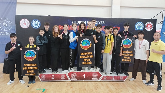 Serdivan’ın Karatecilerinden Bursa’da Madalya Yağmuru