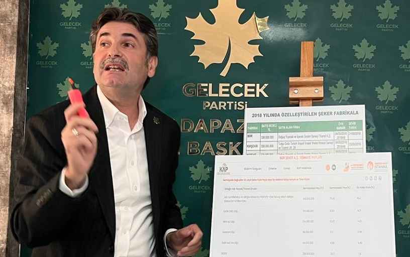 Ayhan Sefer Üstün, Adapazarı Şeker Fabrikası’nın geçmişi ve yeniden açılma sürecine ilişkin dikkat çeken açıklamalarda bulundu