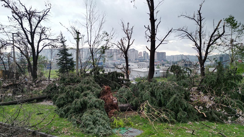 GAZİANTEP SON YILLARIN EN ŞİDDETLİ VE YAYGIN DOĞAL AFETLERİNDEN BİRİNİ YAŞADI