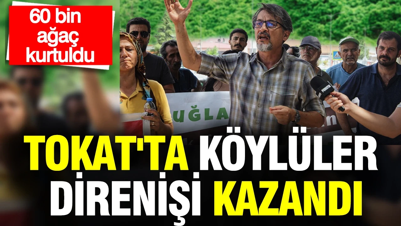 Tokat’ta köylüler direnişi kazandı: 60 bin ağaç kurtuldu