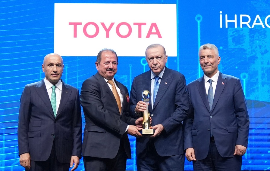 Toyota Otomotiv Sanayi Türkiye 2025’te de en çok ihracat gerçekleştiren şirketlerden biri oldu…