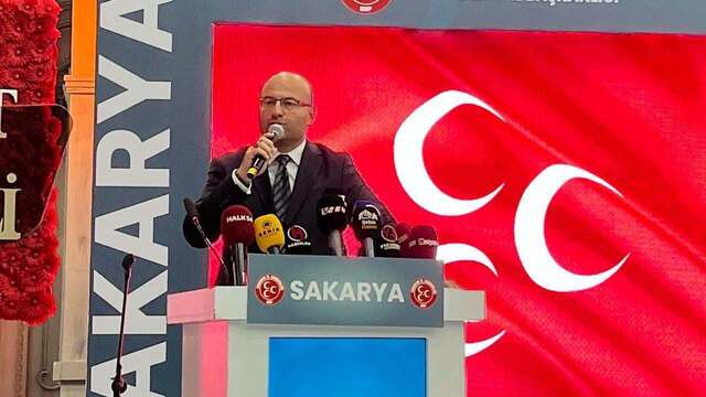 MHP Sakarya’da Oğuz Alkaş yeniden başkan!:
