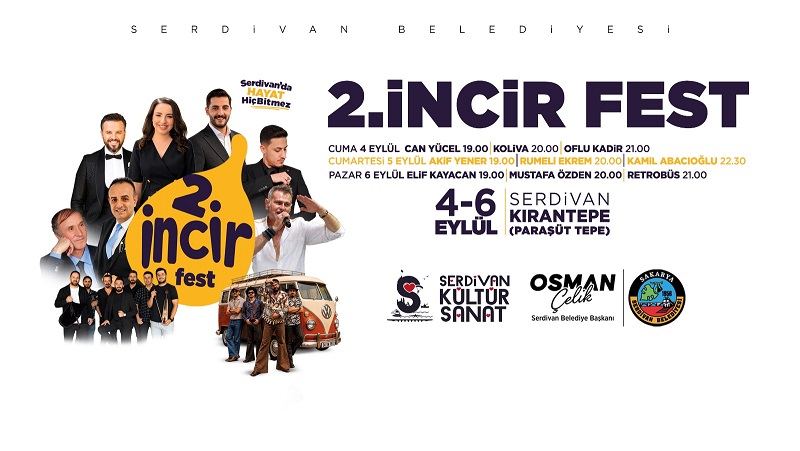 Serdivan’da Coşku İncir Festivali ile Yarın Başlıyor