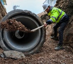 Erenler’in yeni ulaşım koridoruna SASKİ’den 5 kilometrelik yağmur suyu hattı