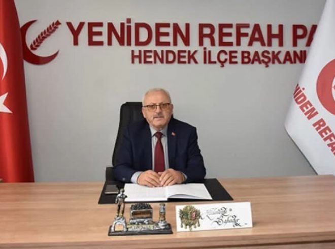 Yeniden Refah Partisi Hendek İlçe Başkanı Hüdaverdi BAHADIR ’ndan 23 Nisan Mesajı